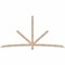 Ekena Millwork Alberta Smooth Timber Gable Bracket, Douglas Fir, 108"W x 54"H x 1 1/2"D x 3 1/2"F, 12/12 Pitch GBW108X54X0204ALB00SDF - alternate 1